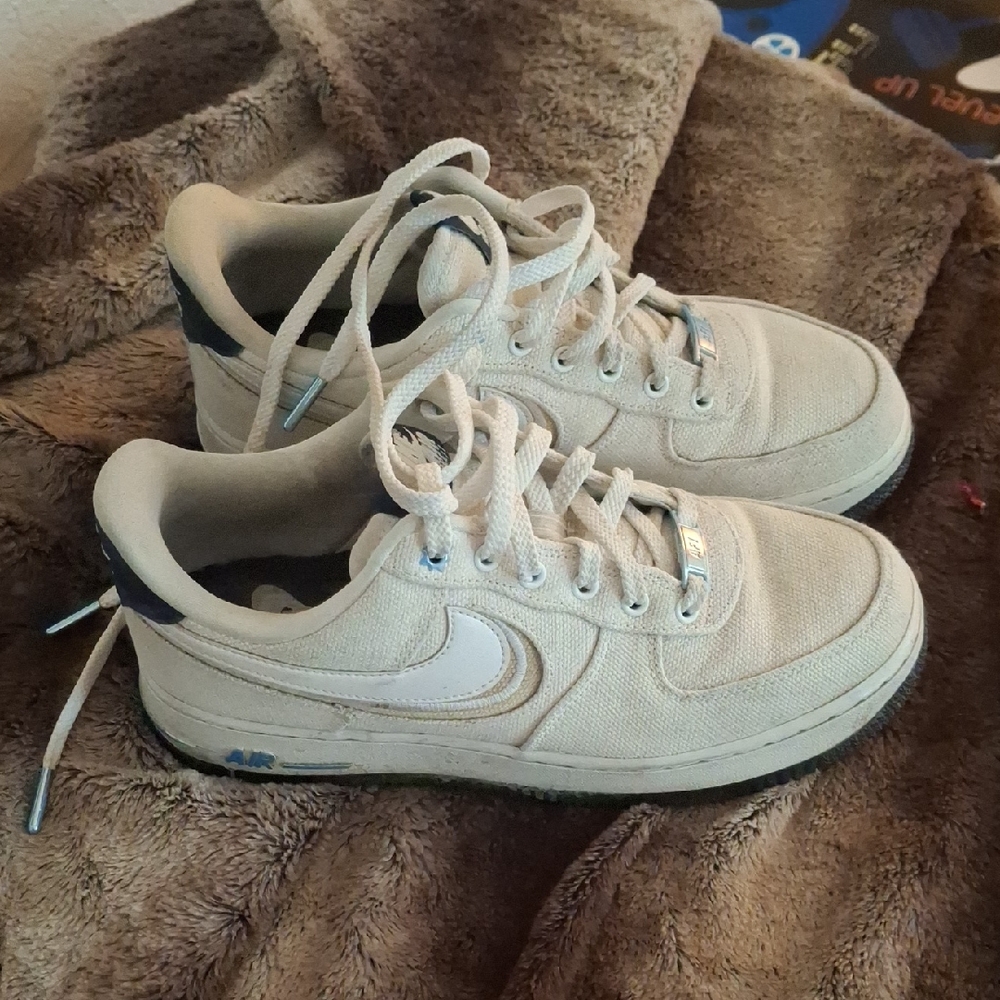 Nike Air Force 1 Cream Sneakers